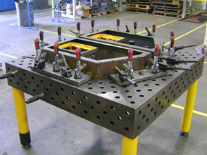 三維柔性組合定位平板